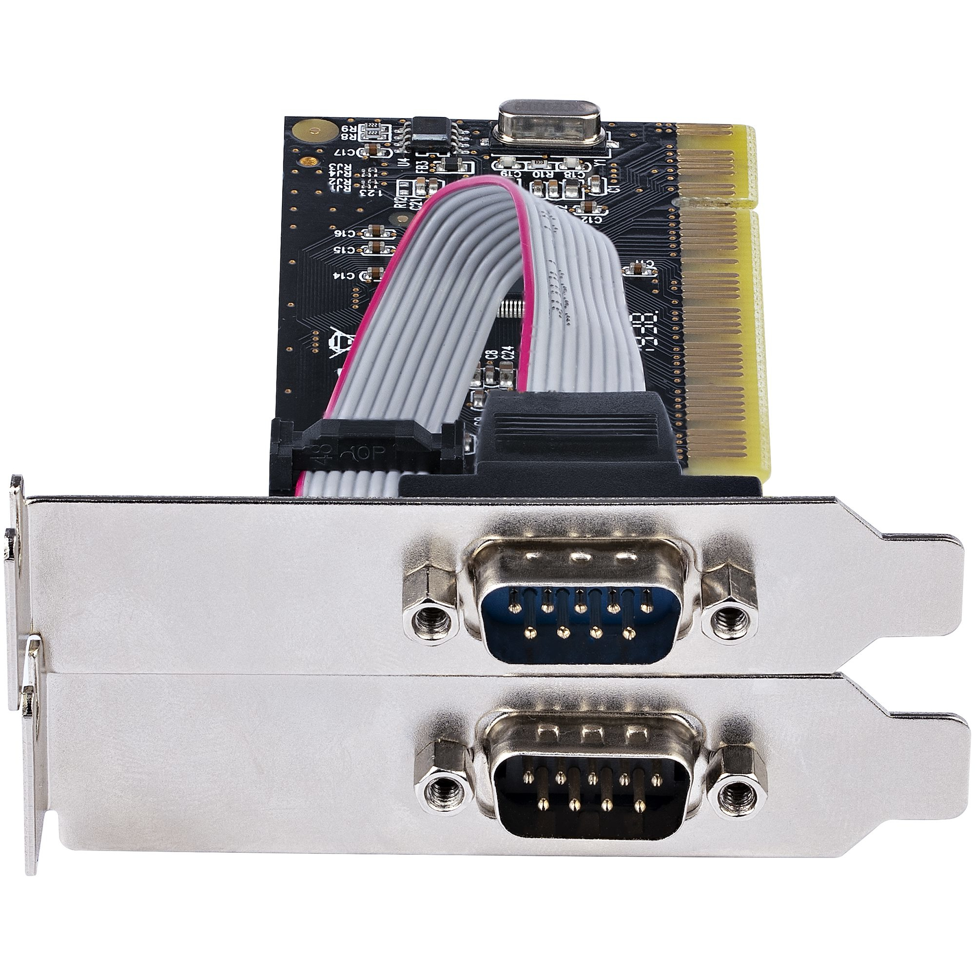 StarTech.com 2-Port PCI RS232 Serial Adapter Card - PCI Serial Port Expansion Controller Card - PCI to Dual Serial DB9 Card - Standard (Installed) & Low Profile – image 5