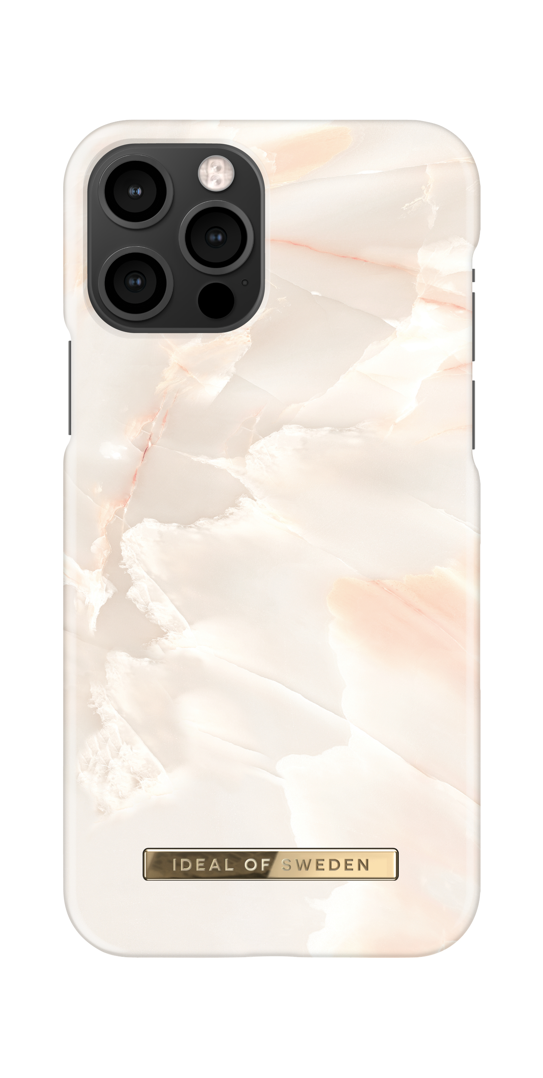 iDeal of Sweden Printed Case iPhone 12 / 12 Pro Rose Pearl Marble