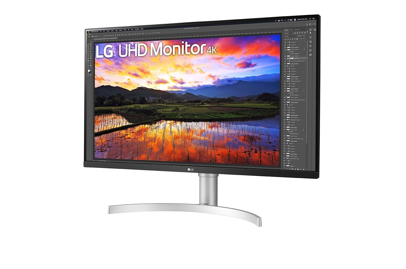 LG 32UN650-W computer monitor – image 2