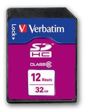 Verbatim HD Video SDHC 32GB 12 Hours