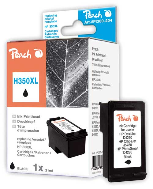 Peach 313702 ink cartridge 1 pc(s) Black