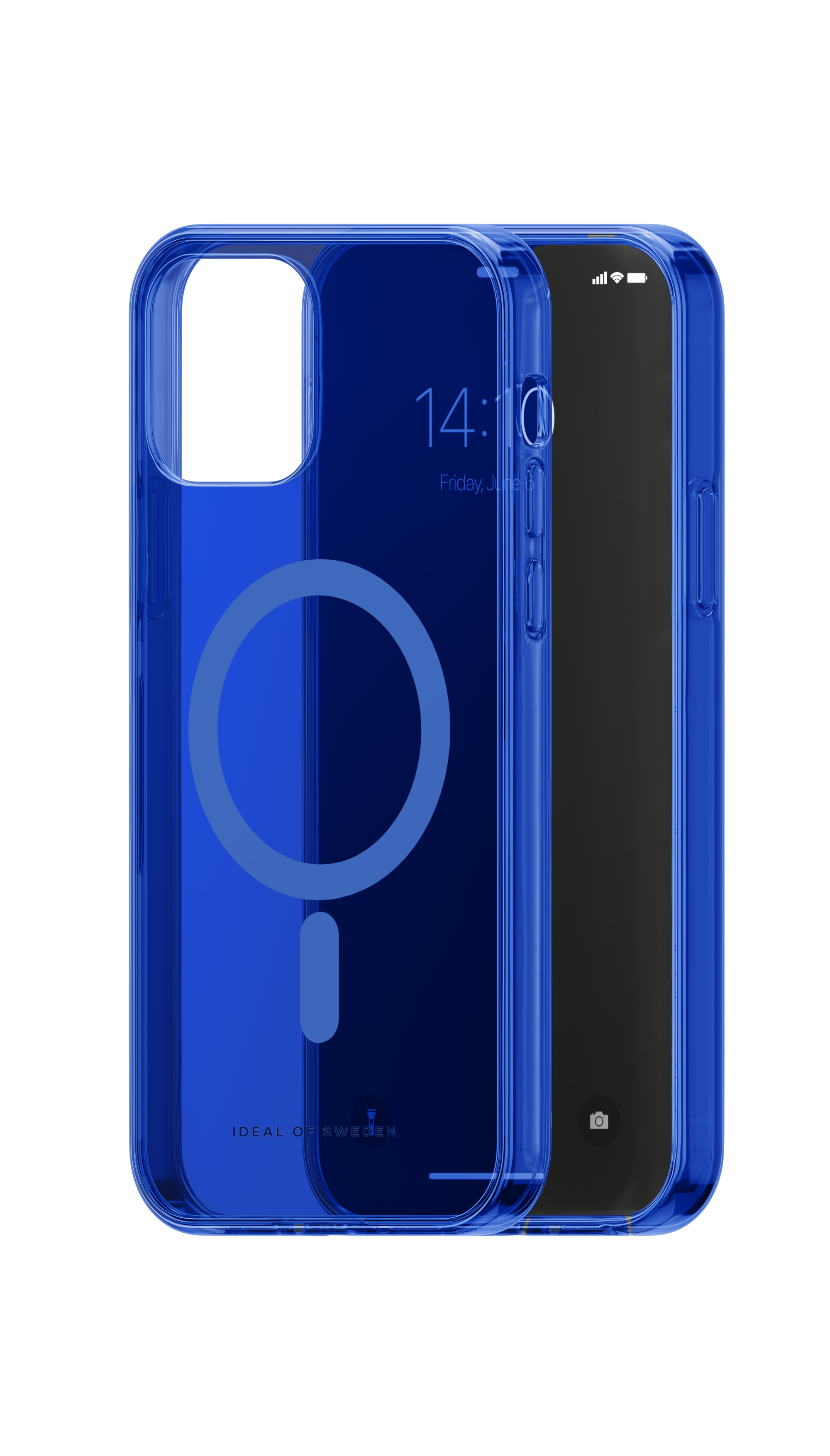 iDeal of Sweden Clear Case MagSafe iPhone 12/12P Cobalt Blue – image 5