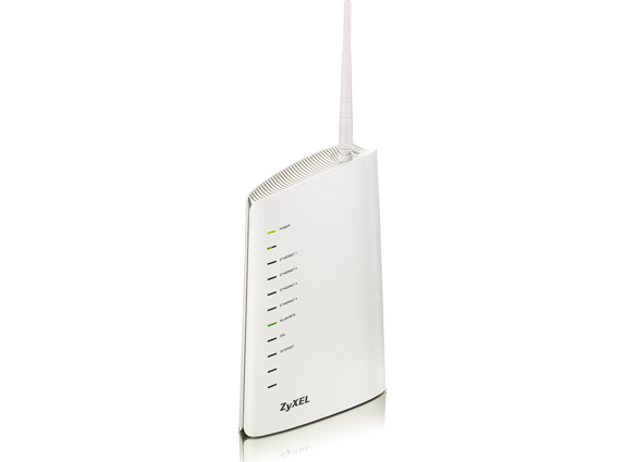Zyxel 870HN wireless router Fast Ethernet White