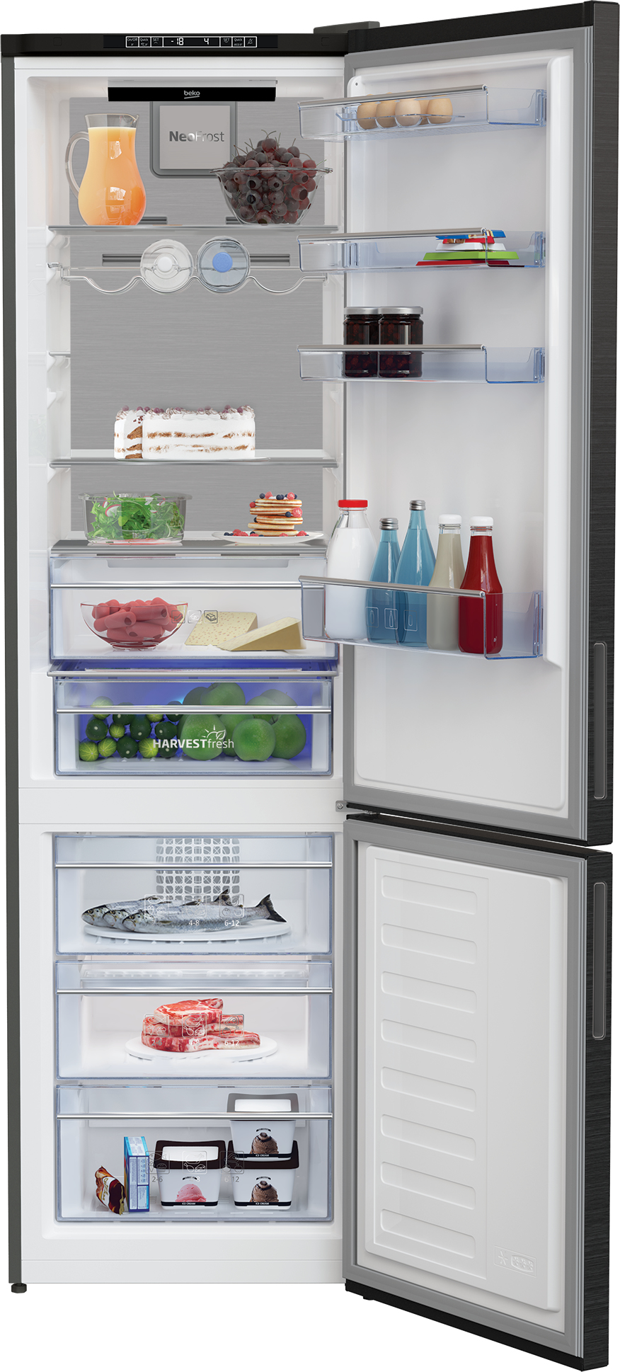 Beko MCNA406I63ZXBRN fridge-freezer Freestanding – image 5