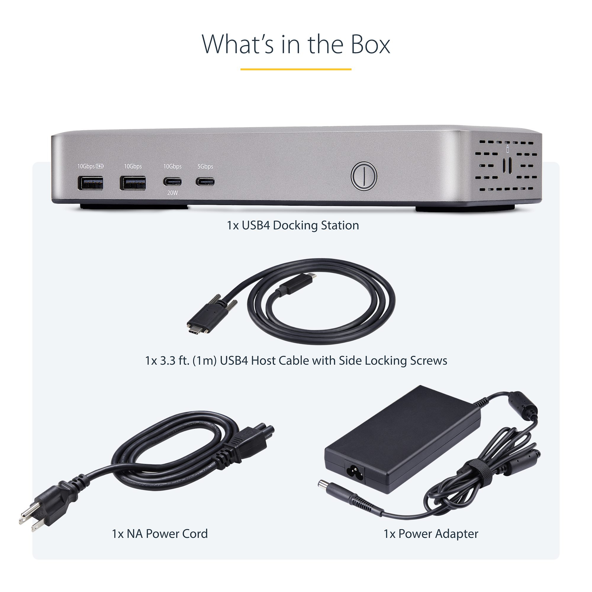 StarTech.com Dual-Monitor USB4 Docking Station, Dual 4K – image 9