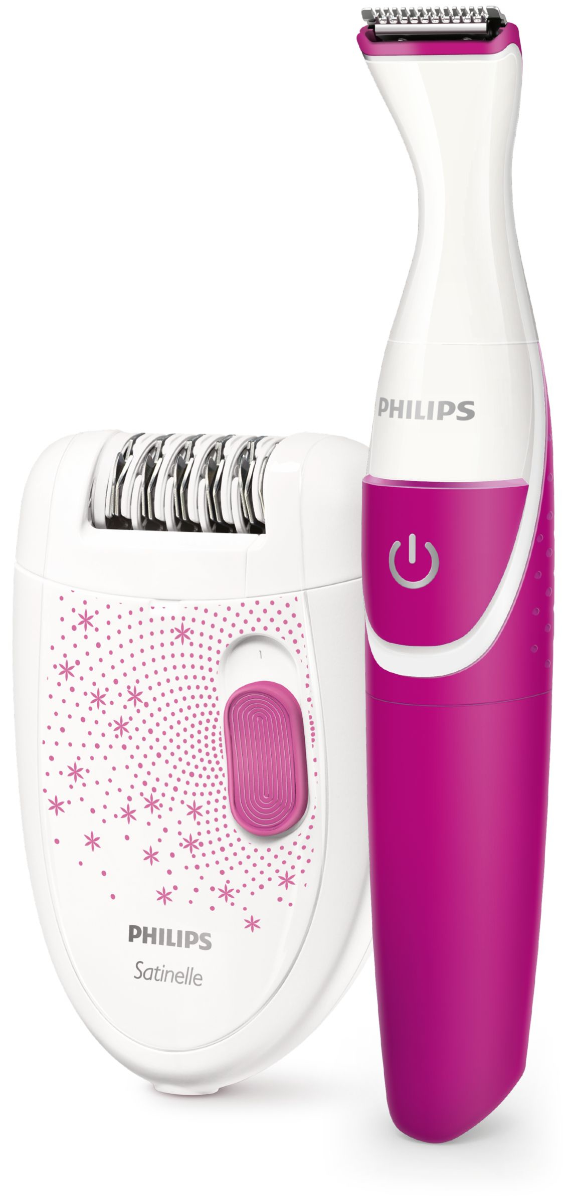 Philips SatinGirl HP6547/05 epilator 20 tweezers White