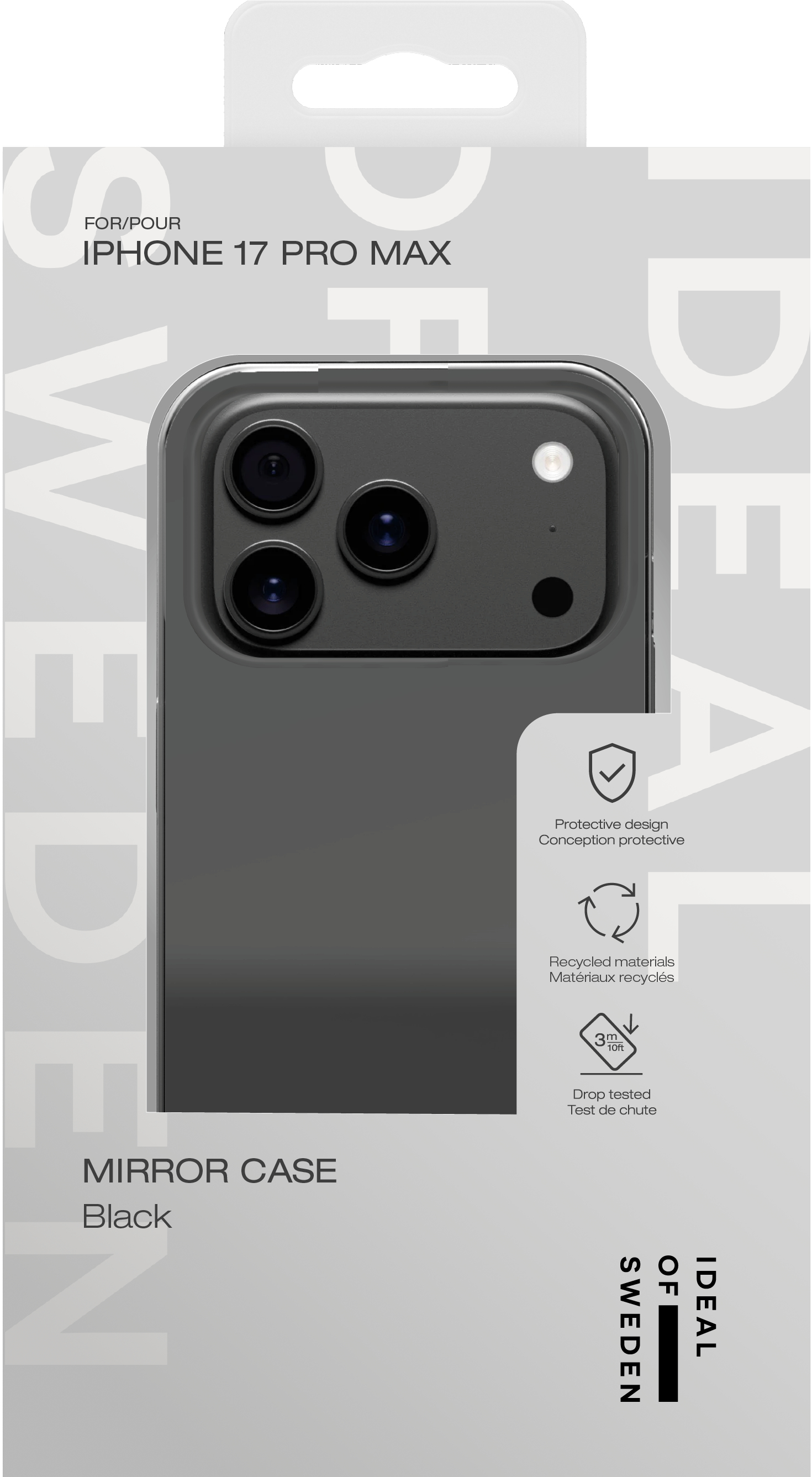 iDeal of Sweden Mirror Case iPhone 17 Pro Max Mirror Black – image 5