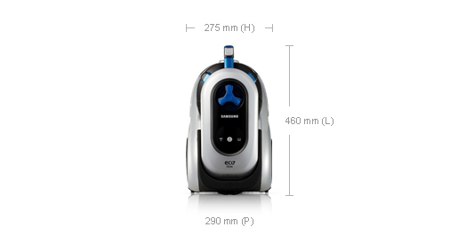 Samsung SC86H0 2.5 L Cylinder vacuum Dry 1400 W Bagless – image 2