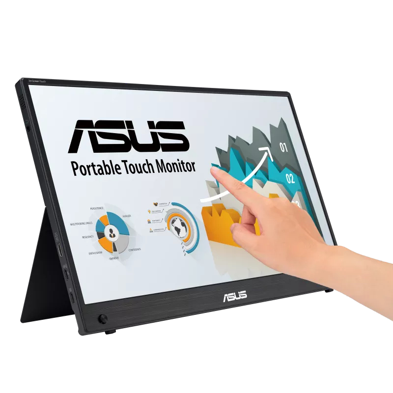 ASUS ZenScreen MB16AMTR Monitor PC 396 cm (15.6") 1920 x 1080 Pixel Full HD LCD Touch screen Nero