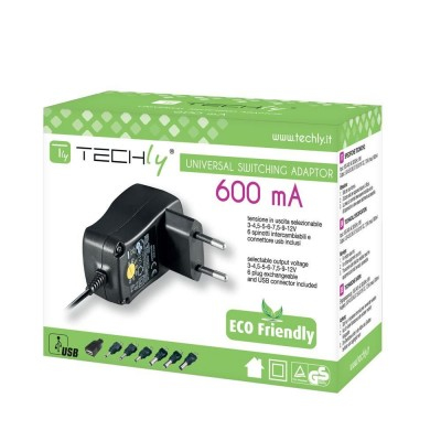 Techly 301856 mobile device charger Universal Black AC Indoor – image 2