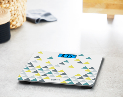 Tefal Classic PP1536V0 personal scale Square Blue, Grey, White, Yellow Electronic personal scale – image 4