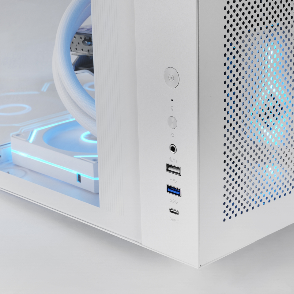 Mars Gaming MC-INFINIOLITEW Midi Tower White – image 4