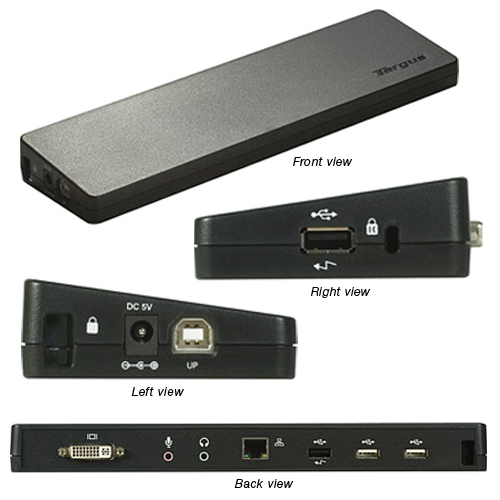 Fujitsu FPCPR104 laptop dock/port replicator Black – image 2