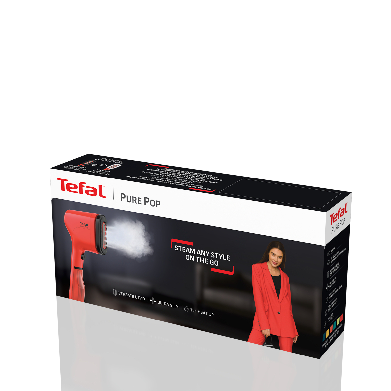 Tefal Pure Pop DT2028F0 garment steamer Handheld garment steamer – image 2
