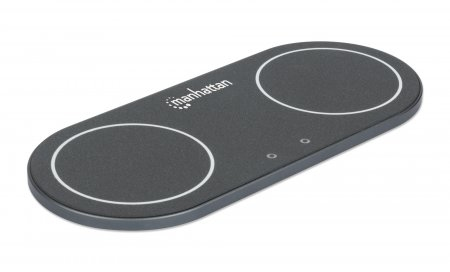 Manhattan Smartphone Wireless Dual Charging Pad, QI certified – image 2