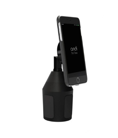 Hama Cupholder Smartphone Black Wireless charging Auto – image 4