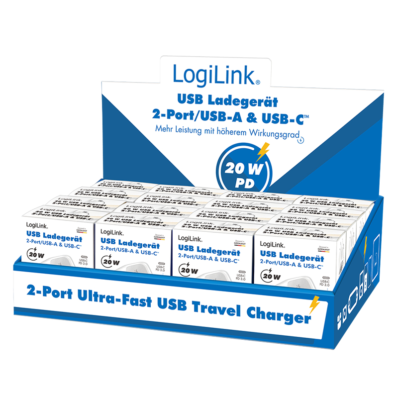LogiLink PA0320SB mobile device charger Universal White AC Fast charging Indoor – image 7