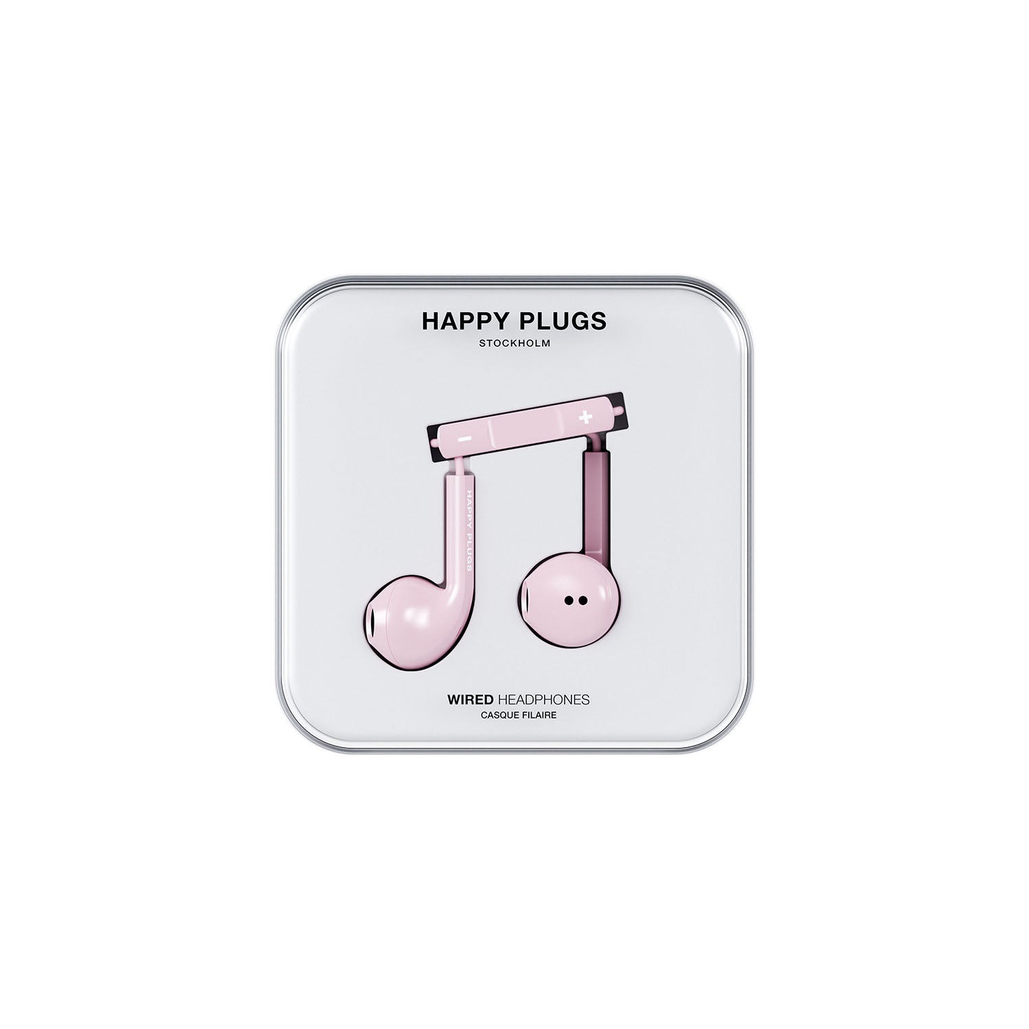 Happy Plugs Headphone In-Ear USB-C Wired Pink – image 2