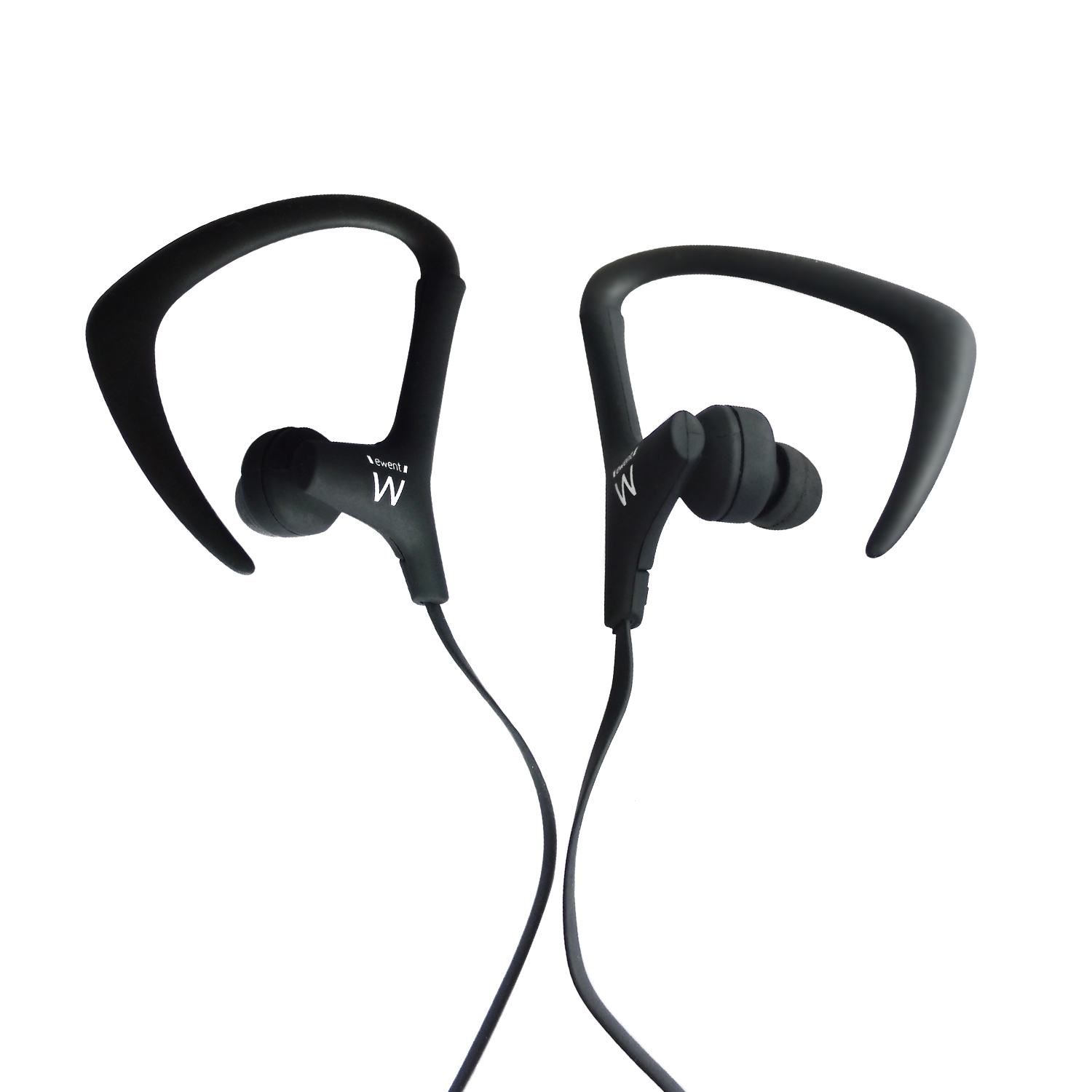 Ewent EW3559 headphones/headset Wired Ear-hook, In-ear Calls/Music Black, White – image 4