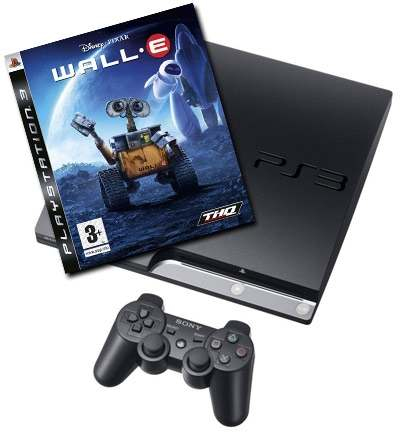 Sony Interactive Entertainment PlayStation 3 Slim + Wall-E