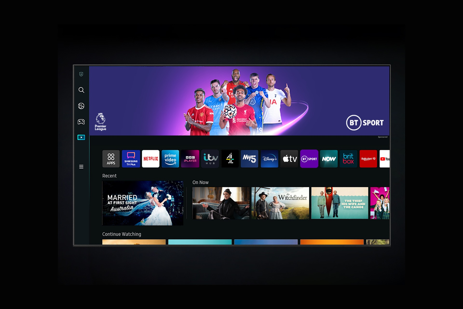 Samsung 55" BU8070 Crystal UHD 4K HDR Smart TV (2022) – image 4