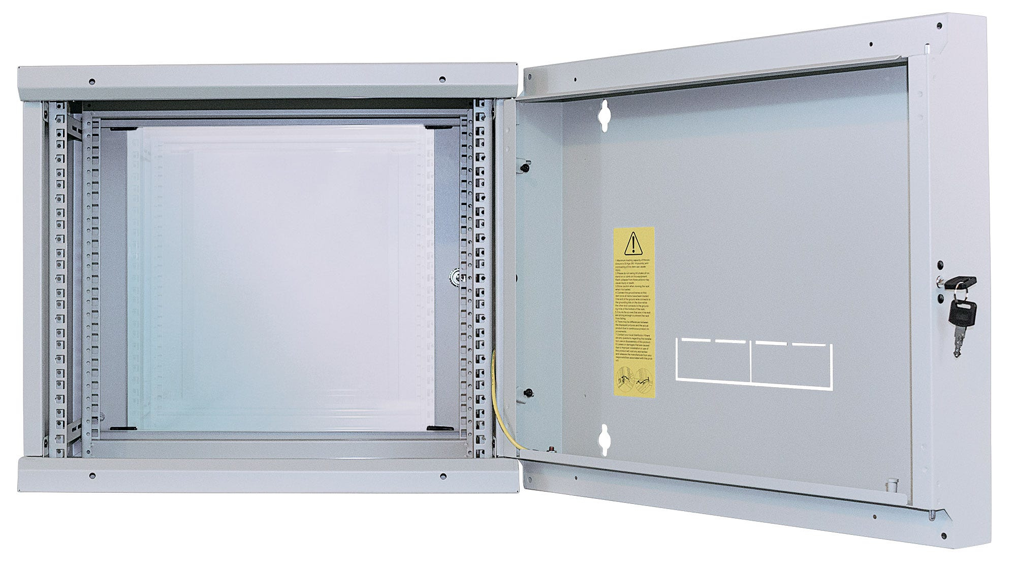 Intellinet 19" Network Cabinet - Wall Mount (Double Section Hinged Swing Out), 12U – image 7