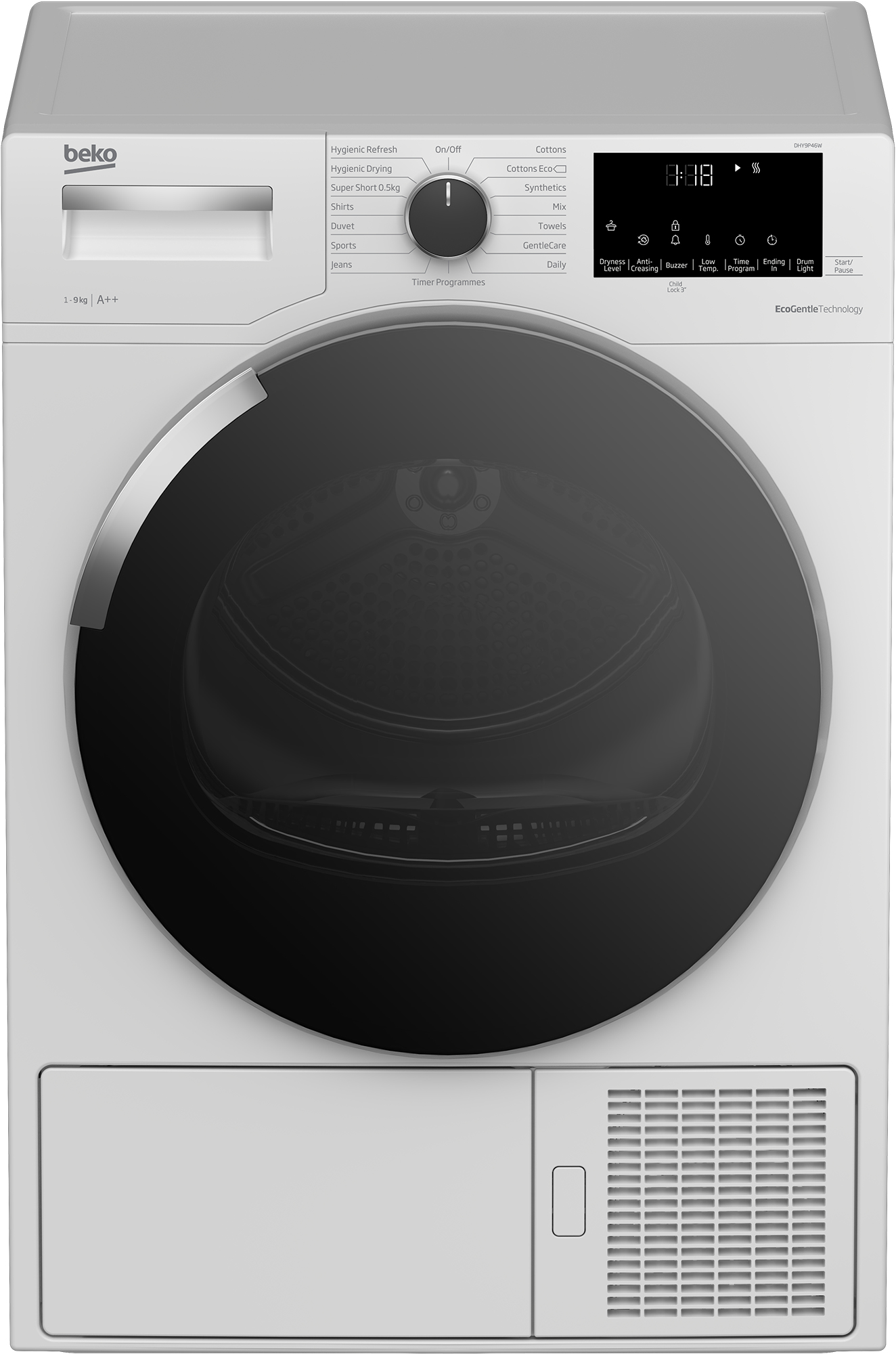 Beko DHY9P46W tumble dryer Freestanding Front-load – image 3