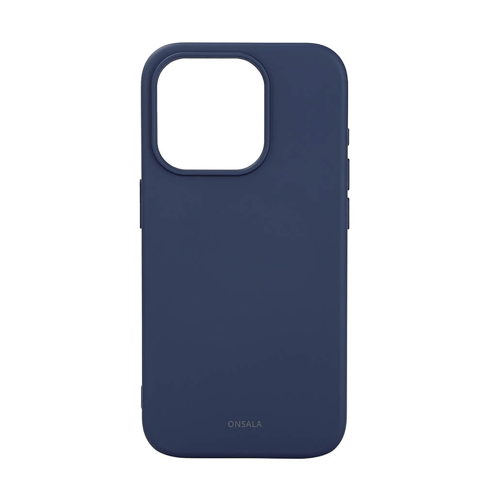 Onsala Phone Case with Silicone Feel MagSeries Dark Blue - iPhone 15 Pro – image 1