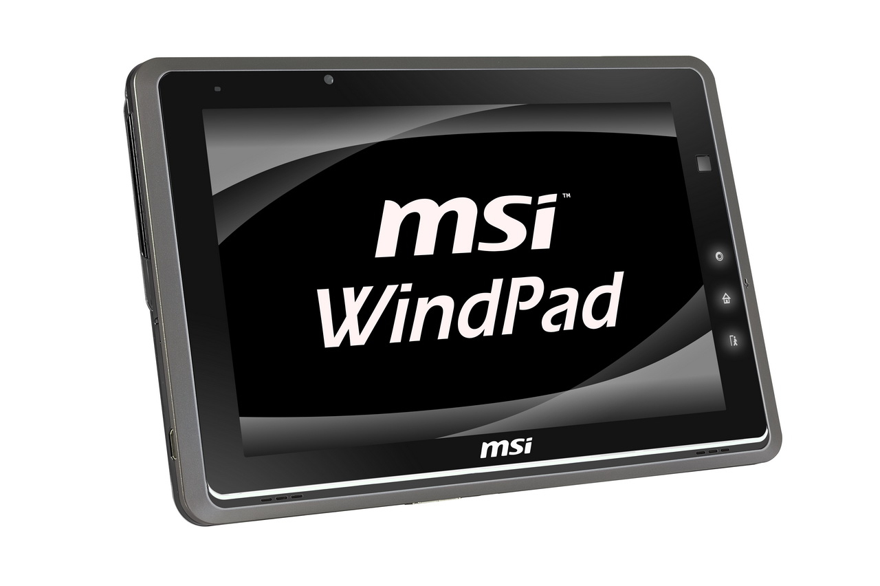 MSI WindPad 110W-232G AMD Z 32 GB 25.6 cm (10.1") 2 GB Wi-Fi 4 (802.11n) Windows 7 Grey