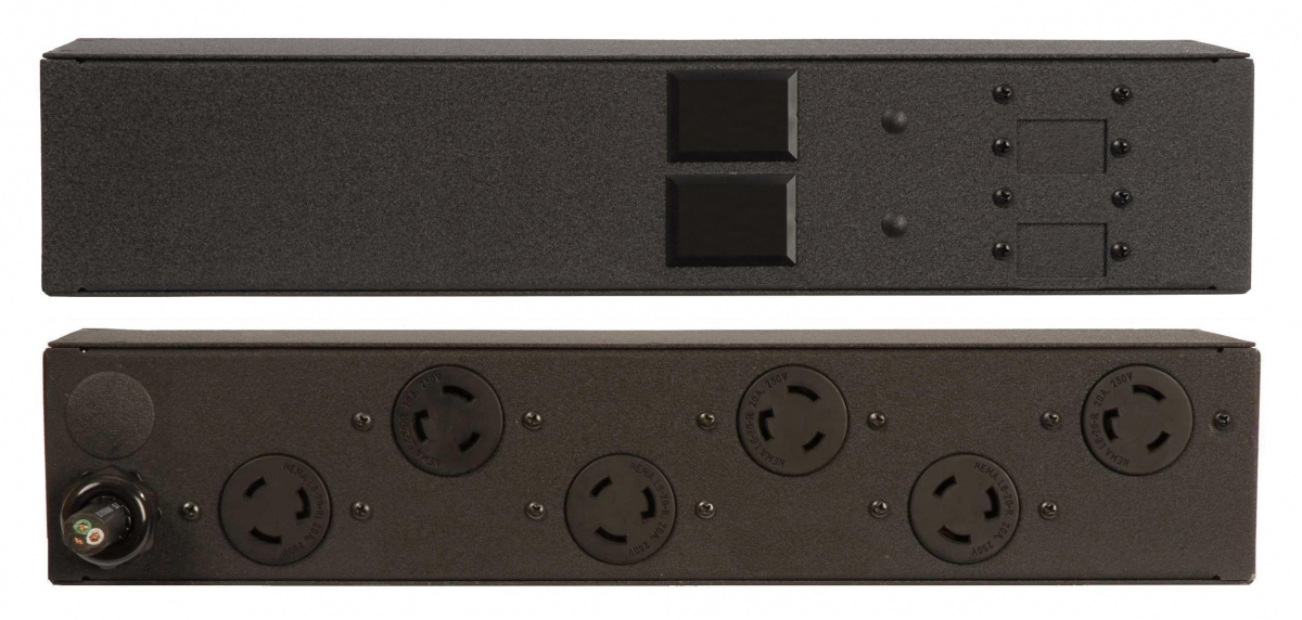 Vertiv 2VHVRN062-102L20TL6 power distribution unit (PDU) 6 AC outlet(s) 0U Black