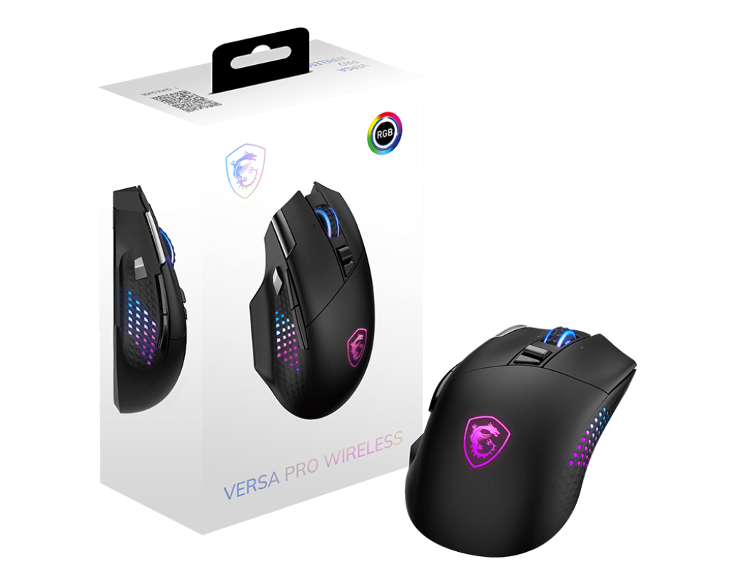 Mouse MSI VERSA PRO Wireless Negro
