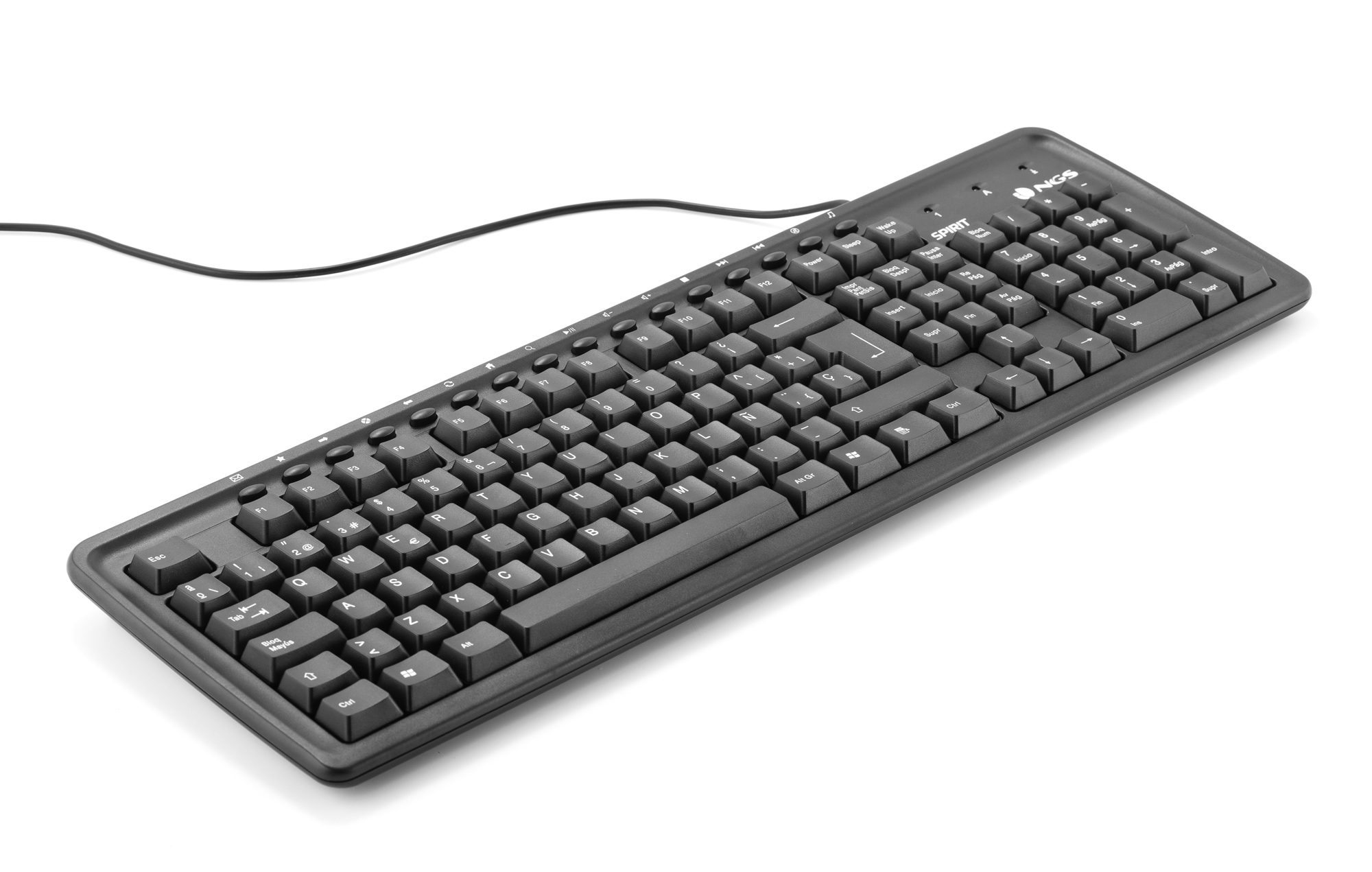 NGS Spirit keyboard Home USB Black – image 1