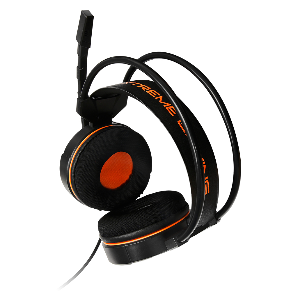 GIGABYTE XH300 headphones/headset Wired Head-band Gaming Black, Yellow – image 3