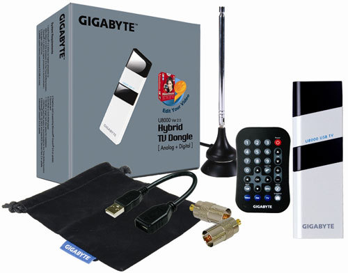 GIGABYTE GT-U8000 computer TV tuner DVB-T USB