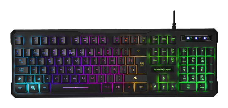 Mars Gaming MK218 keyboard USB QWERTY Russian Black – image 7