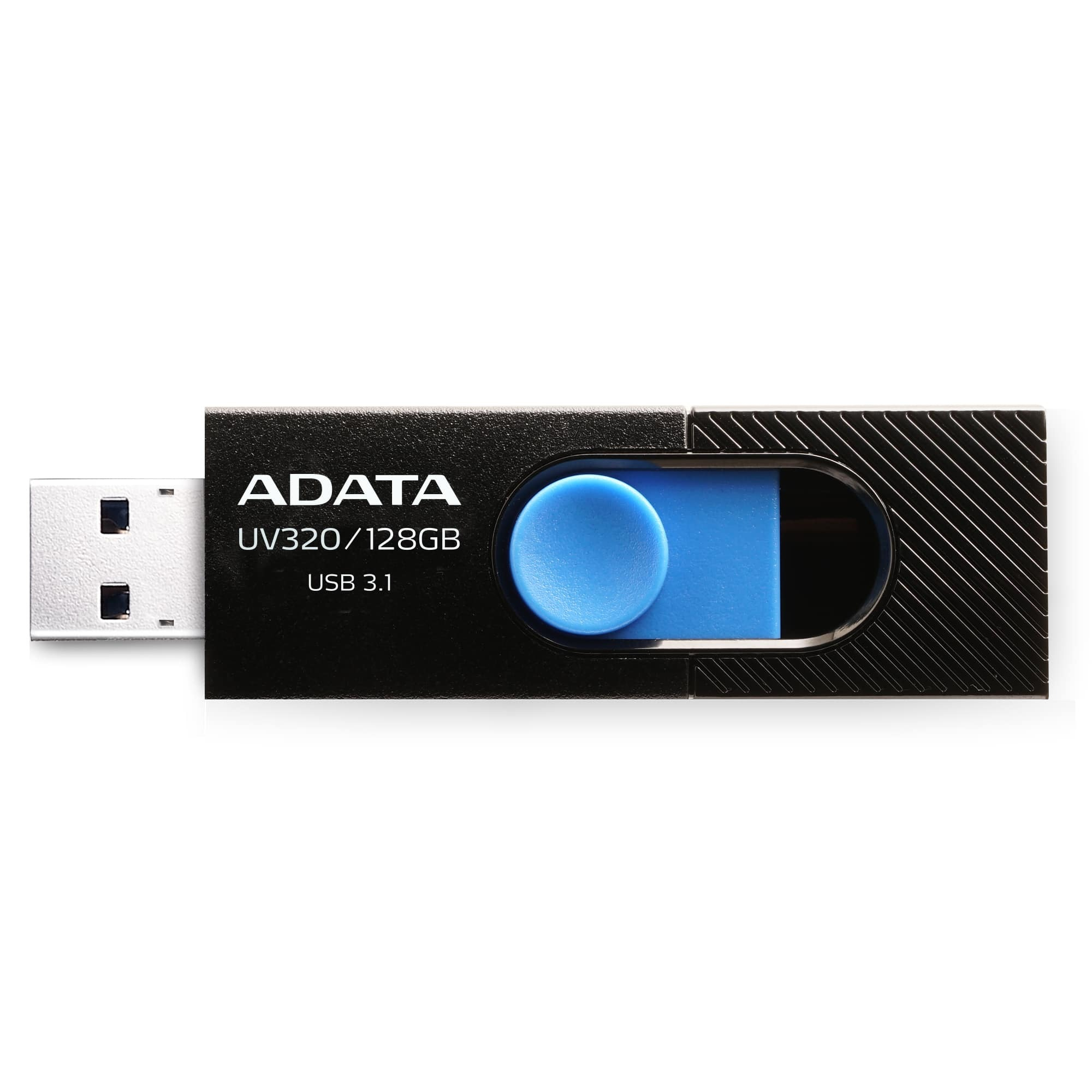 Memoria Usb Adata Uv320 128Gb Usb 3.1 Negro/Azul - AUV320-128G-RBKBL