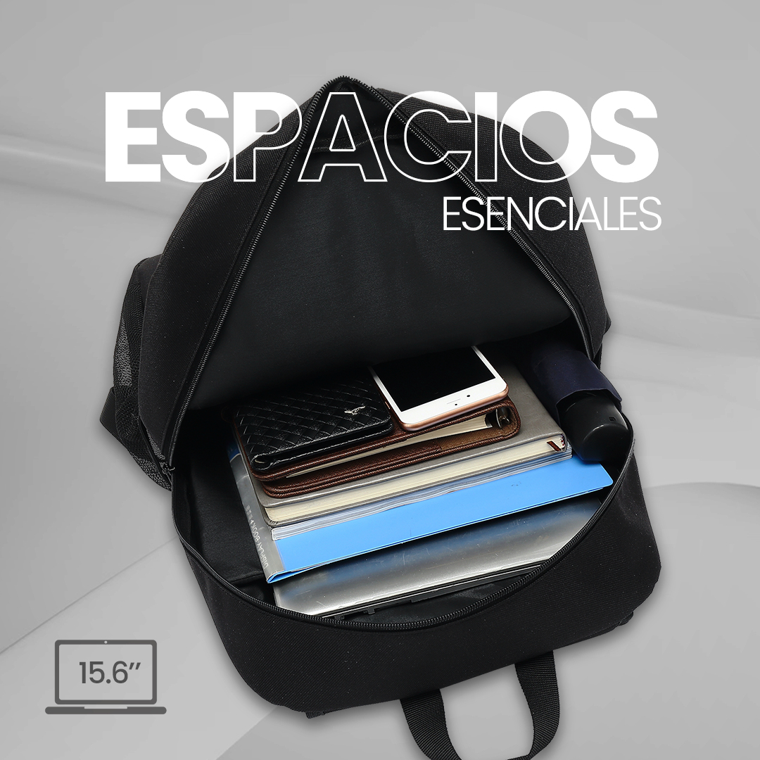 Mochila Vorago BP-201 - 15.6" - Negro - BP-201 Mochila Vorago BP-201 - 15.6" - Negro - BP-201