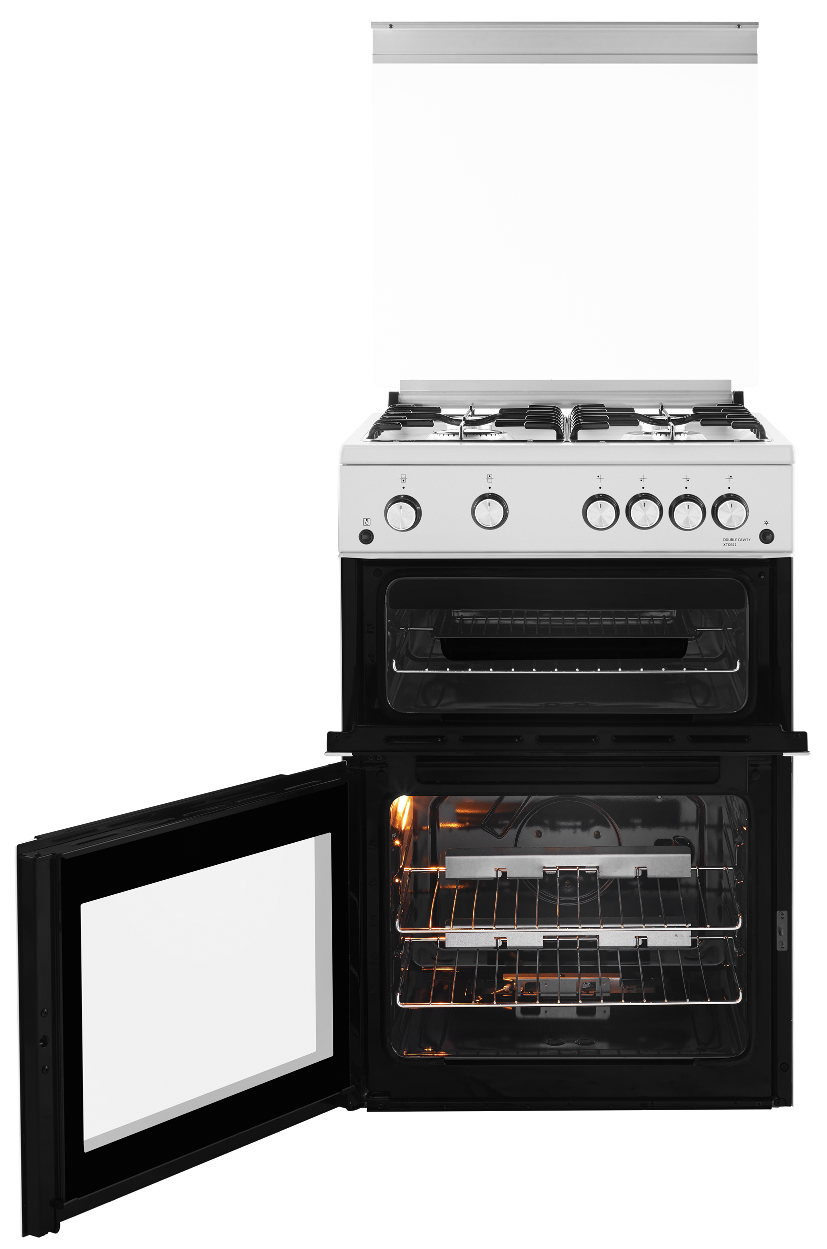 Beko XTG611S 60cm Freestanding Gas Twin Cavity Cooker – image 2