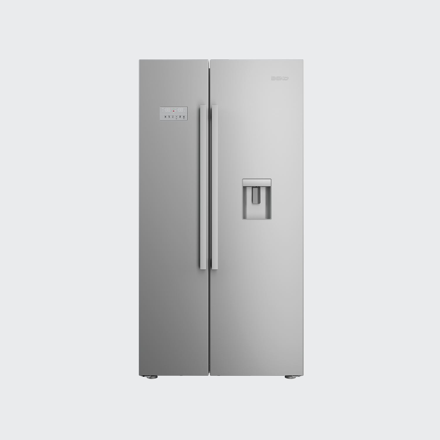 Beko ASD241X side-by-side refrigerator Freestanding – image 1