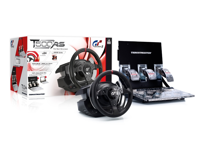 Thrustmaster AC-T500RS Gaming Controller Black, Silver Steering wheel + Pedals Analogue / Digital Playstation 3 – image 5