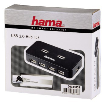 Hama 00039859 interface hub Black – image 2