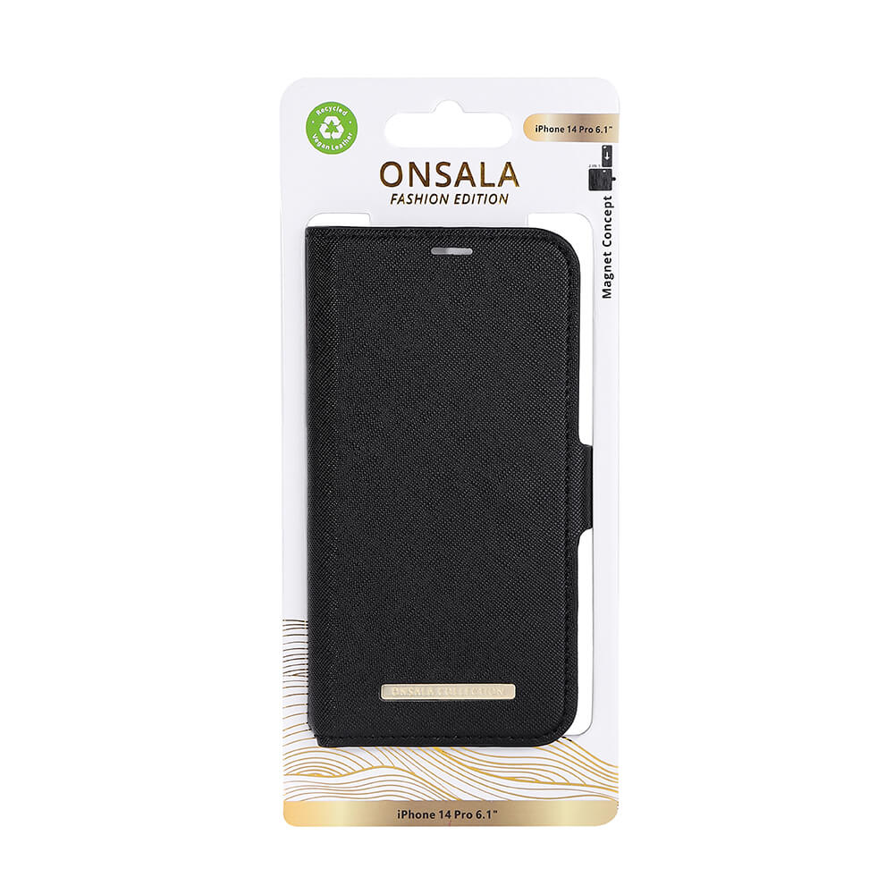 Onsala Wallet Case Midnight Black - iPhone 14 Pro – image 2