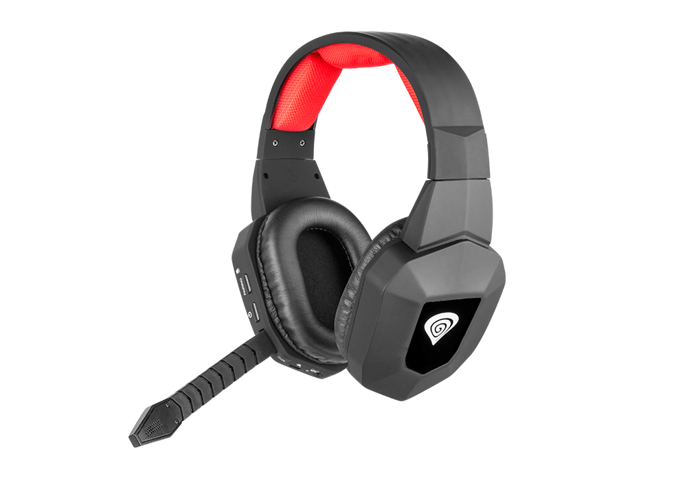 GENESIS HV59 Headset Wired & Wireless Head-band Gaming Black, Red – image 5