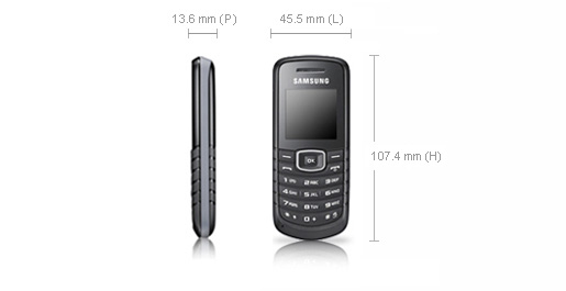 Samsung E1080 3.63 cm (1.43") 64.5 g Black – image 9