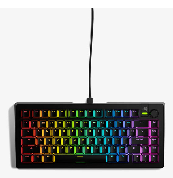 Glorious PC Gaming Race GMMK 3 Prebuilt tastiera USB QWERTY Inglese US Nero