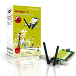Conceptronic 300Mbps 11n Wireless PCI Card