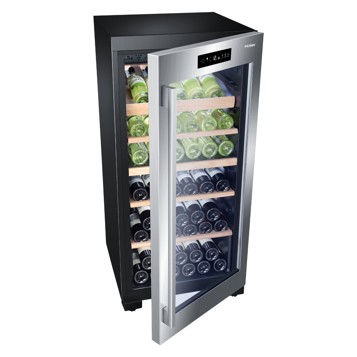 Haier WS92GDBI wine cooler Freestanding Black 92 bottle(s) – image 4