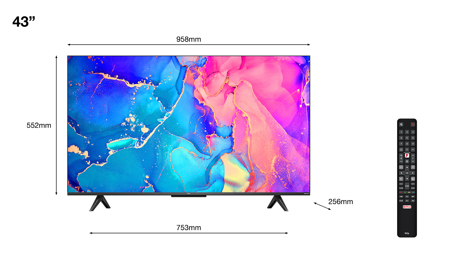 TCL C63 43C635K TV – image 3