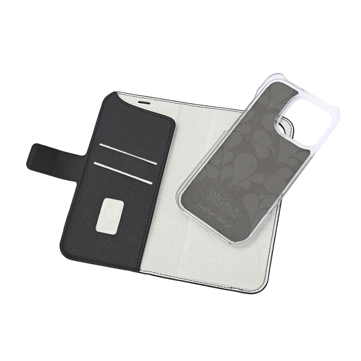 Onsala Wallet Case Eco 2 Card Slots MagSeries Black - iPhone 16 Pro – image 4