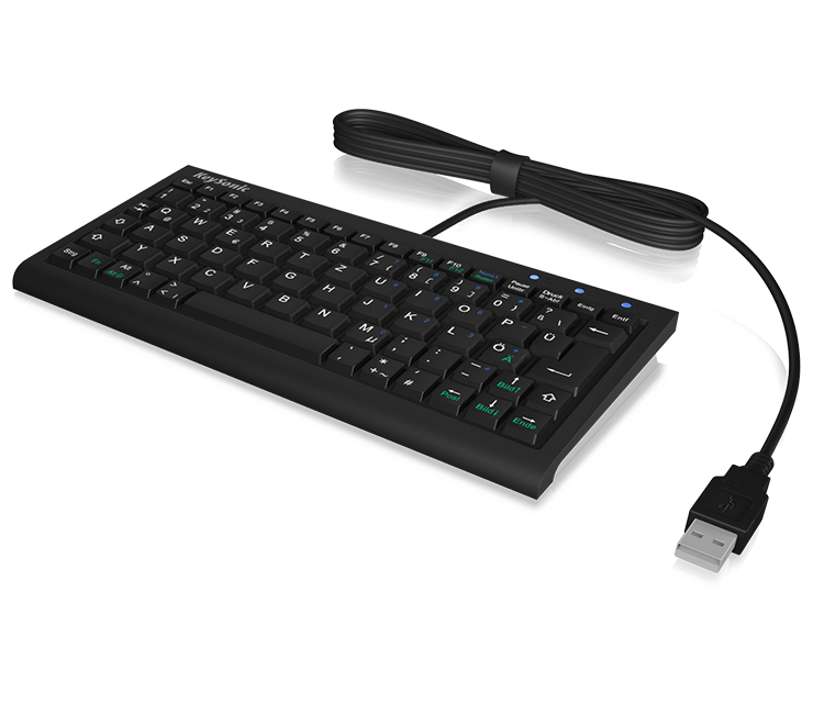 KeySonic ACK-3400U keyboard Office USB QWERTZ German Black – image 1